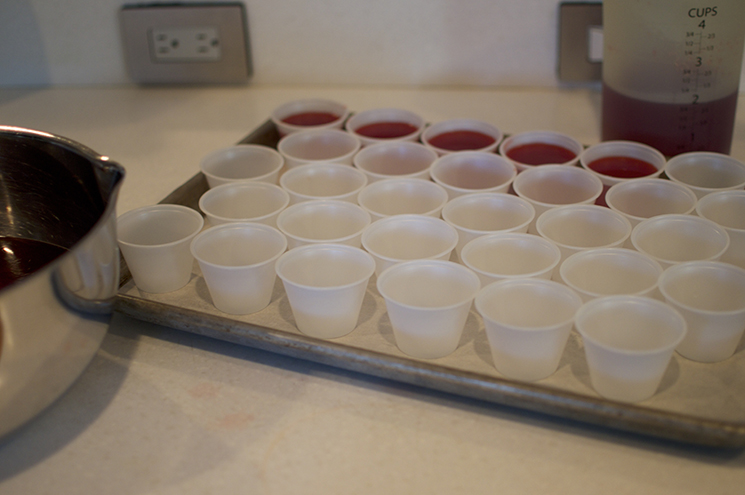 cran orange jello shots