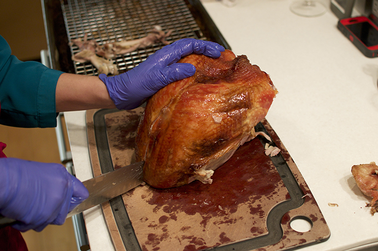 cut breasts from breastbone