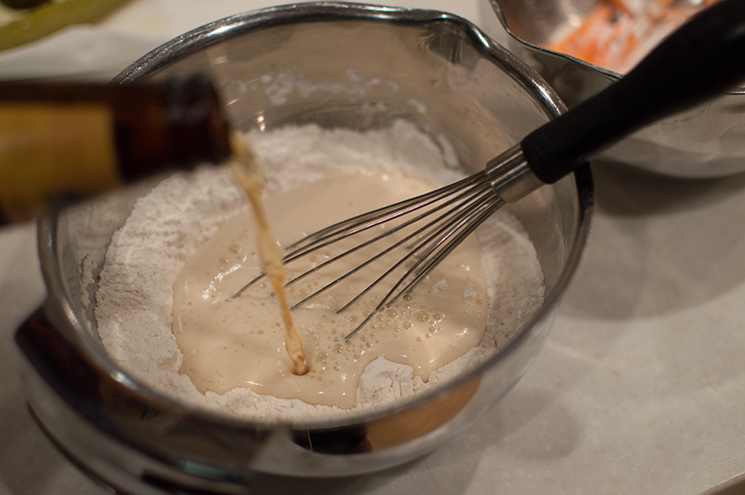 beer batter vegan tempura