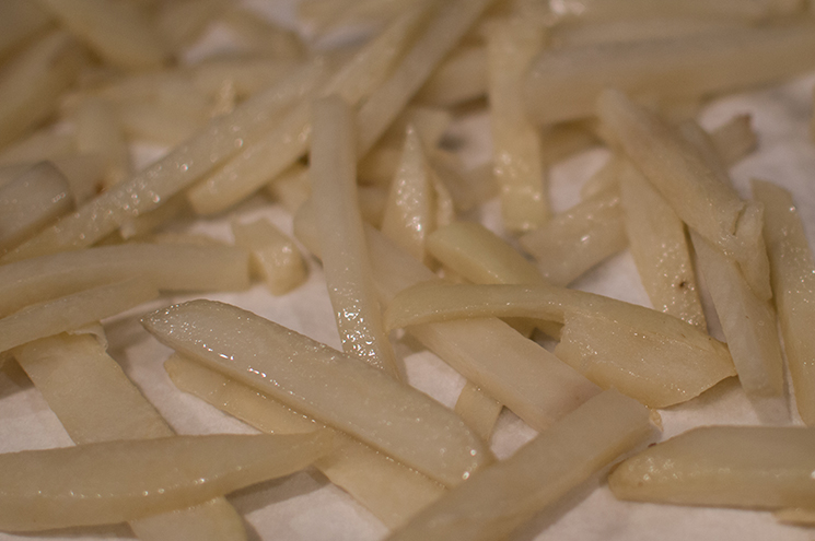 blanched fries