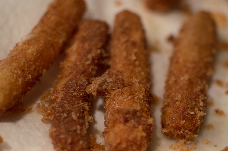 mozz sticks fried