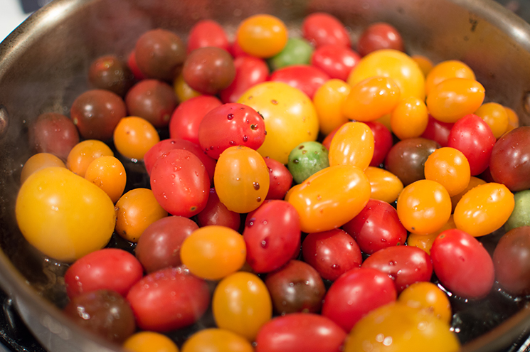 tomatoes in gastrique