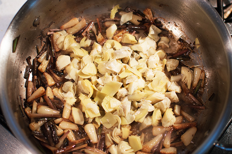 artichokes and ramps